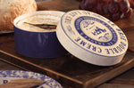 Boîte à brie Artesà Creative Tops Gourmet en céramique bleu motif vintage