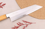 Couteau de chef 21cm japonais artisanal Hado Ginsan Cherry