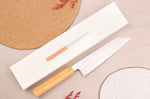 Couteau de chef 21cm japonais artisanal Hado Ginsan Cherry