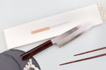 Couteau santoku kiritsuke 18cm japonais artisanal Hado Ginsan Kijiro
