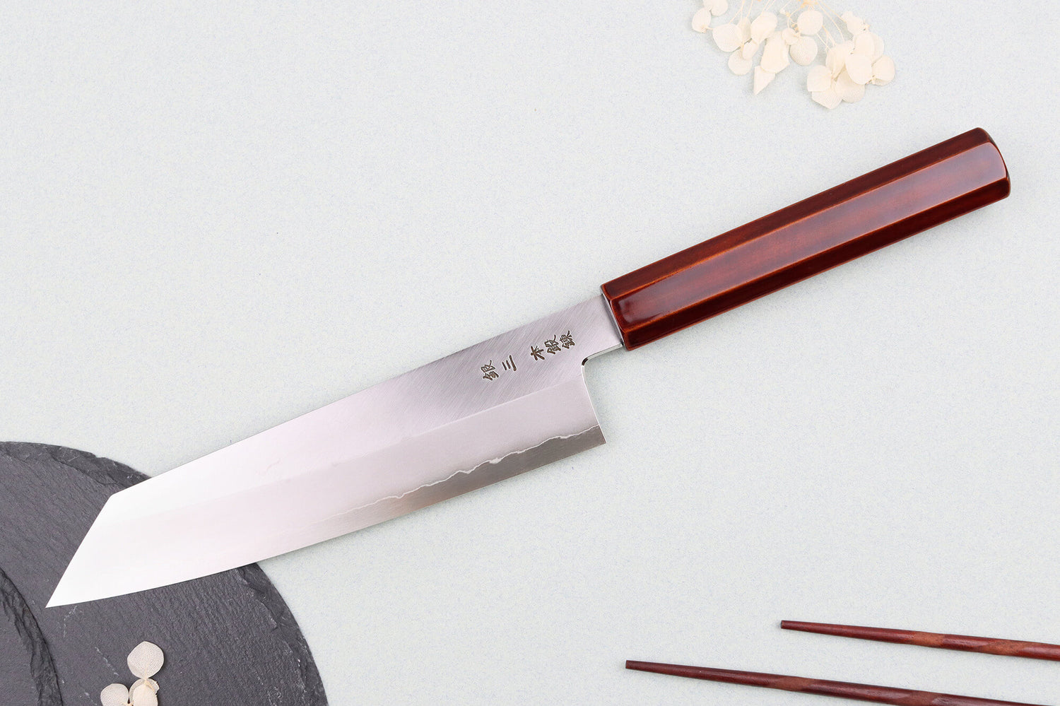 Couteau de chef kiritsuke 21cm japonais artisanal Hado Ginsan Kijiro