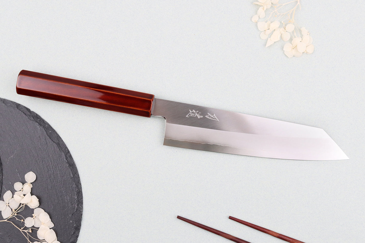 Couteau de chef kiritsuke 21cm japonais artisanal Hado Ginsan Kijiro
