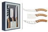 Set de 3 couteaux à fromage Artesà manches en bois