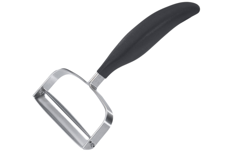 Éplucheur à fromage et à légumes Gefu Verdura en inox et ABS noir