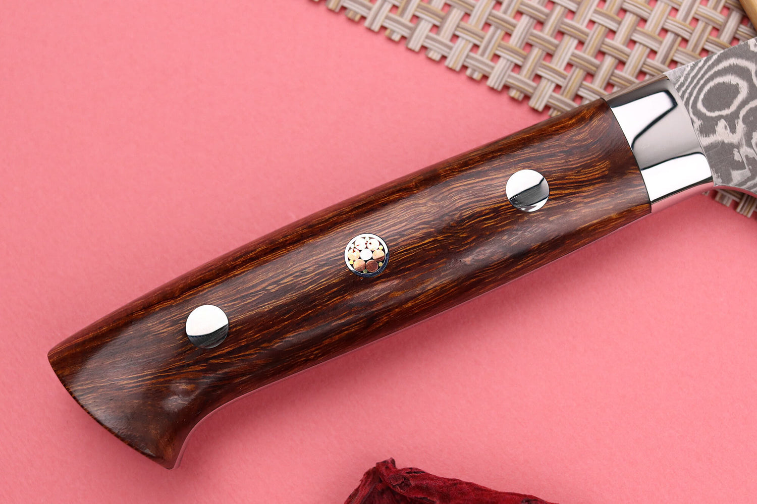 Couteau universel japonais Takeshi Saji R2 Damas Mosaïque 15cm