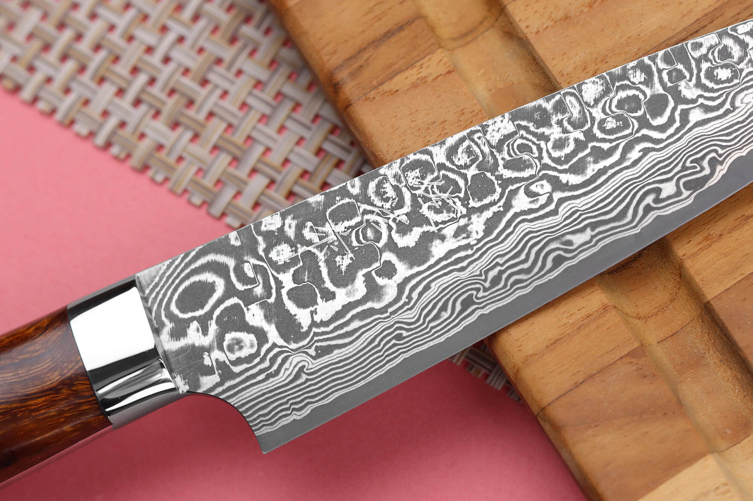 Couteau universel japonais Takeshi Saji R2 Damas Mosaïque 15cm