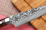 Couteau universel japonais Takeshi Saji R2 Damas Mosaïque 13cm