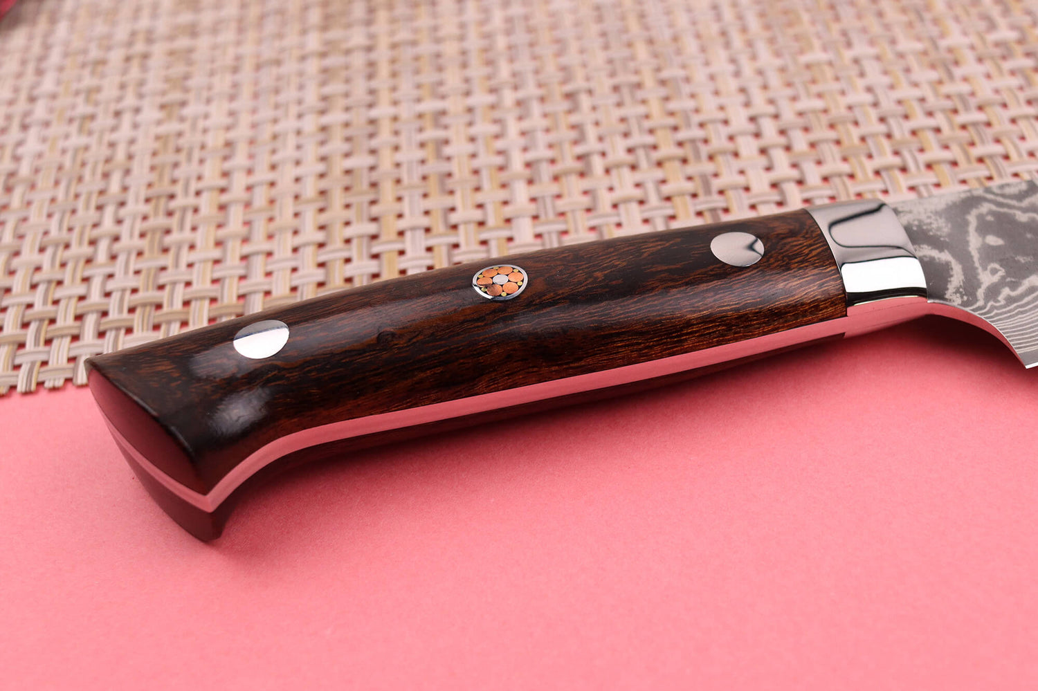 Couteau universel japonais Takeshi Saji R2 Damas Mosaïque 13cm