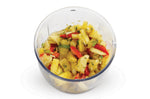 Hachoir multifonction manuel Chef'n VeggiChop 2 en 1 lame inox