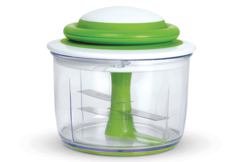 Hachoir multifonction manuel Chef'n VeggiChop 2 en 1 lame inox