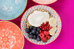 Set de 4 bols KitchenCraft en céramique Bright design diamètre 15cm