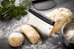 Coupe-pâte Gefu Dutto 2-en-1 en acier inox et polymère noir