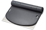 Coupe-pâte Gefu Dutto 2-en-1 en acier inox et polymère noir