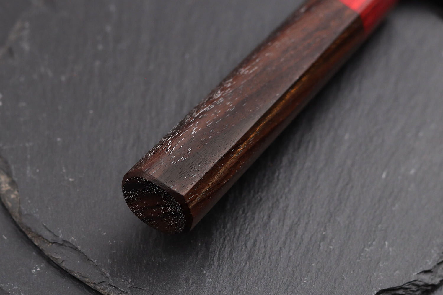 Couteau sujihiki japonais artisanal Yoshimi Kato Minamo SG2 Tsuchime 27cm