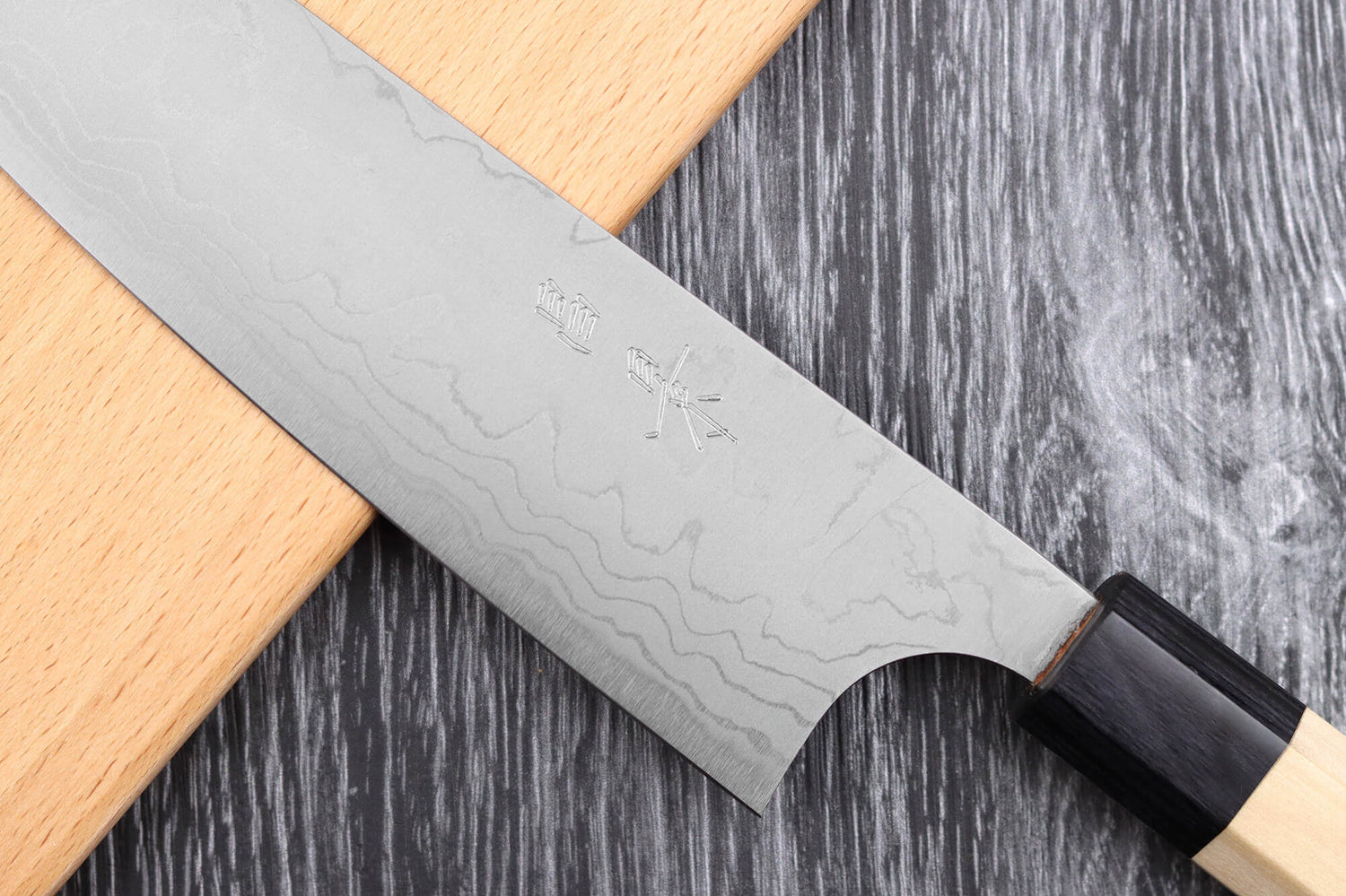 Couteau bunka japonais artisanal Masakage Shimo 17cm Shirogami