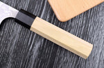 Couteau bunka japonais artisanal Masakage Shimo 17cm Shirogami
