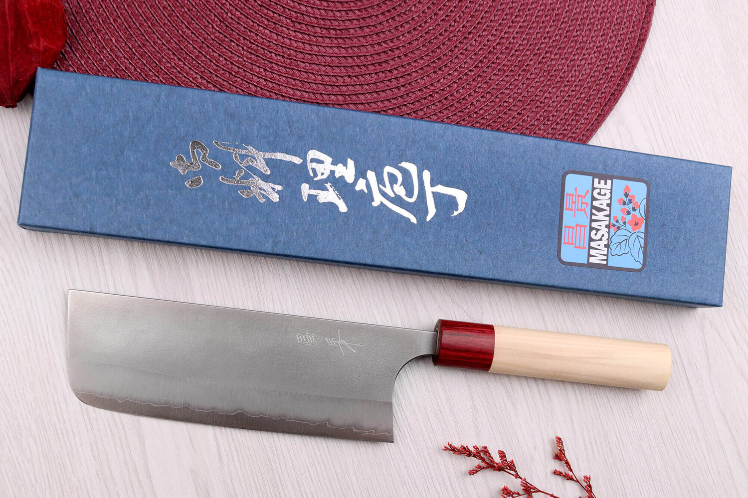 Couteau nakiri 16,5cm japonais artisanal Masakage Yuki Shirogami 2