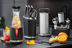 Porte-rouleau de cuisine Gefu Smartline inox/polymère 34cm