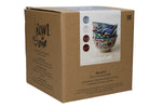 Set de 4 bols KitchenCraft en céramique Vibrance design diamètre 15cm