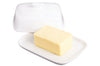 Beurrier KitchenCraft en porcelaine blanche 18cm