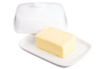 Beurrier KitchenCraft en porcelaine blanche 18cm