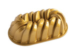Moule à cake Nordic Ware torsadé gold en fonte d'aluminium