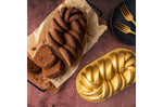 Moule à cake Nordic Ware torsadé gold en fonte d'aluminium