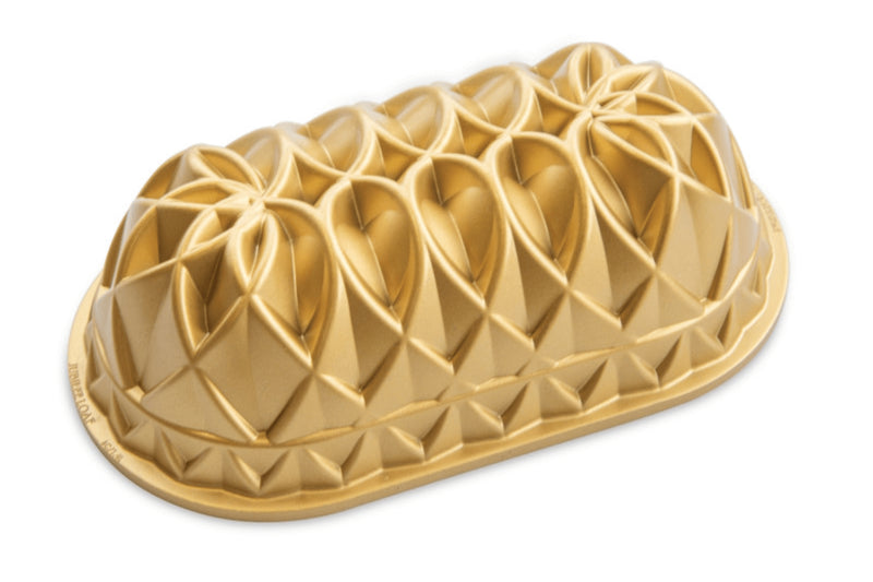 Moule à cake Nordic Ware jubilée gold en fonte d'aluminium