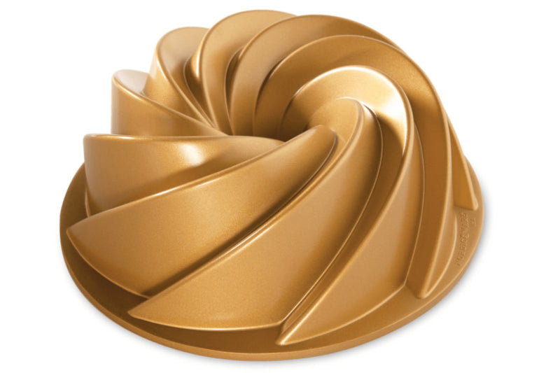 Moule à gâteau Nordic Ware Bundt Heritage gold en fonte d'aluminium diamètre 25cm