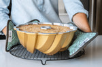 Moule à gâteau Nordic Ware Bundt Torsadé gold en fonte d'aluminium diamètre 27cm