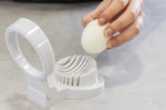 Coupe-œufs KitchenCraft en acier inoxydable et polymère blanc