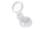Coupe-œufs KitchenCraft en acier inoxydable et polymère blanc