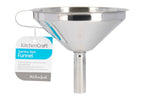 Entonnoir KitchenCraft en acier inoxydable 13cm + filtre amovible