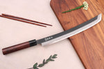 Couteau sakimaru 30cm japonais artisanal Wusaki Sakimaru BS1