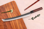 Couteau sakimaru 30cm japonais artisanal Wusaki Sakimaru BS1