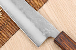 Couteau bunka japonais artisanal Wusaki Yoshi G3 chêne 17cm