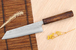 Couteau bunka japonais artisanal Wusaki Yoshi G3 chêne 17cm
