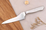 Couteau universel alvéolé dos courbé japonais Glestain Home Series 14cm