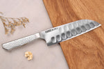 Couteau santoku alvéolé japonais Glestain Home Series 17cm