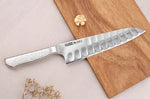 Couteau de chef alvéolé japonais Glestain Home Series 19cm