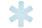 Set de 3 protections KitchenCraft pour poêles antiadhérentes en polyester bleu