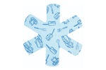 Set de 3 protections KitchenCraft pour poêles antiadhérentes en polyester bleu