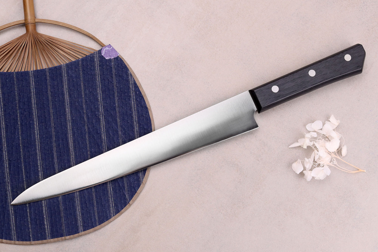 Couteau filet de sole alvéolé japonais Glestain SO Series 24cm