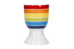 Set de 4 coquetiers KitchenCraft en porcelaine motifs arc-en-ciel