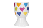 Set de 4 coquetiers KitchenCraft en porcelaine motifs arc-en-ciel