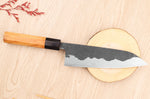 Couteau de chef 18cm japonais artisanal Yoshimune par Kawamura Black WS2