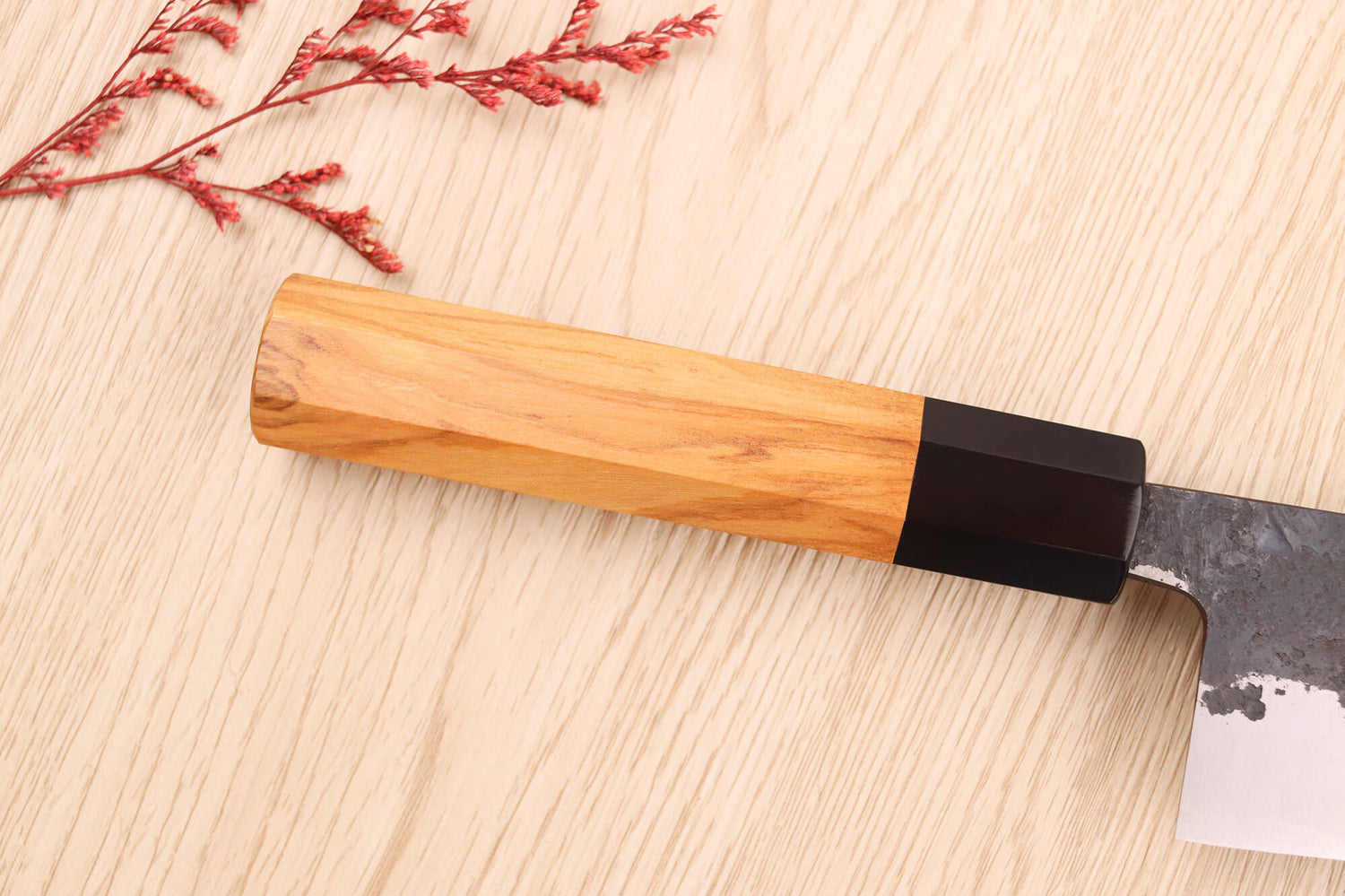 Couteau de chef 18cm japonais artisanal Yoshimune par Kawamura Black WS2