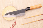 Couteau de chef 18cm japonais artisanal Yoshimune par Kawamura Black WS2