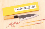 Couteau de chef 18cm japonais artisanal Yoshimune par Kawamura Black WS2