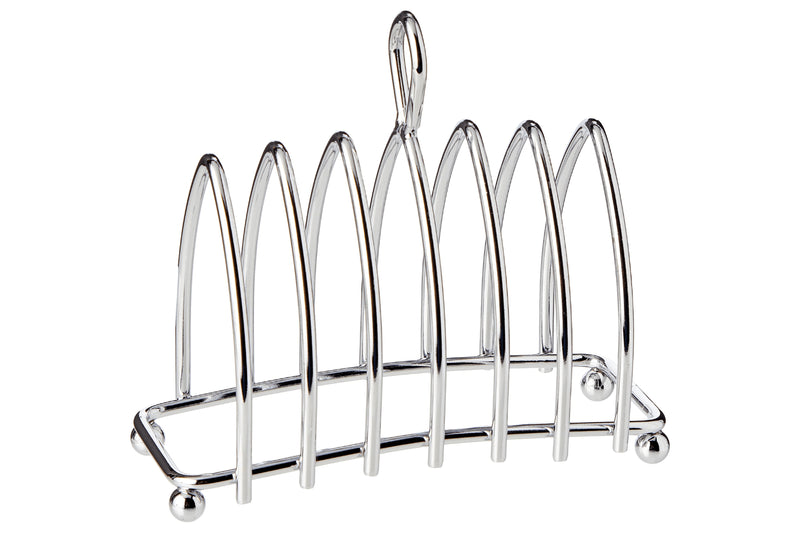 Porte-toasts KitchenCraft pour 6 tranches en métal chromé